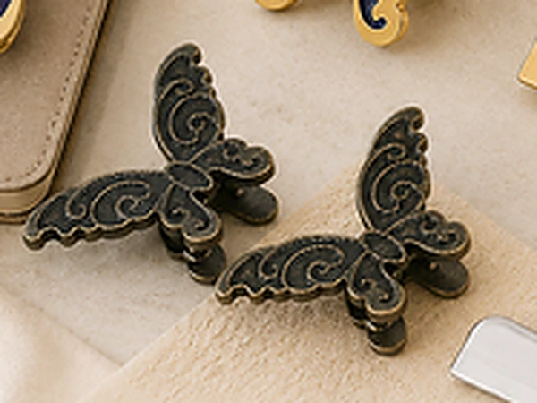 Vintage Butterfly Clips